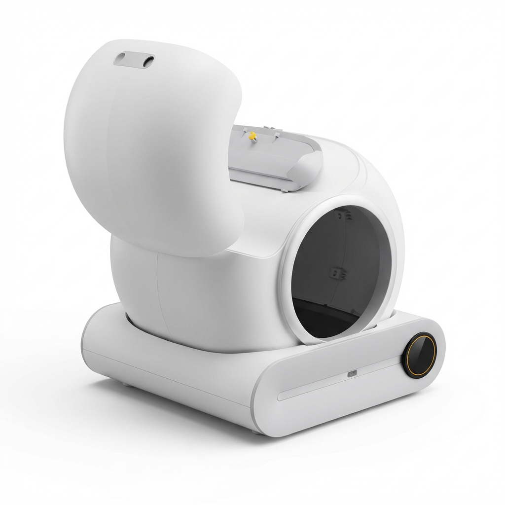 SmartFlow Module — replacement module for automatic litter box, front view - 2