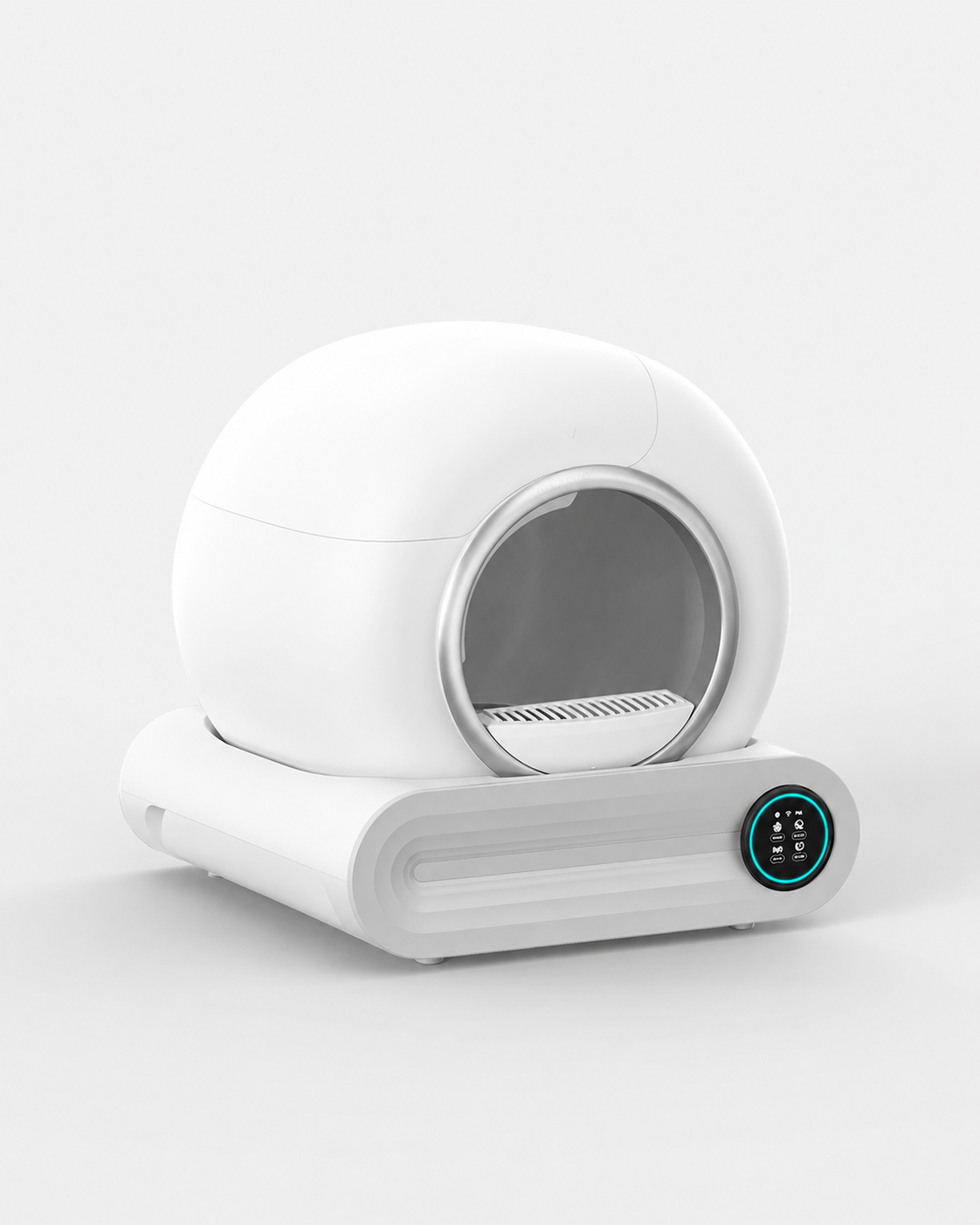 Duo Care – 2x Box — pack with two automatic litter boxes, side view - 3